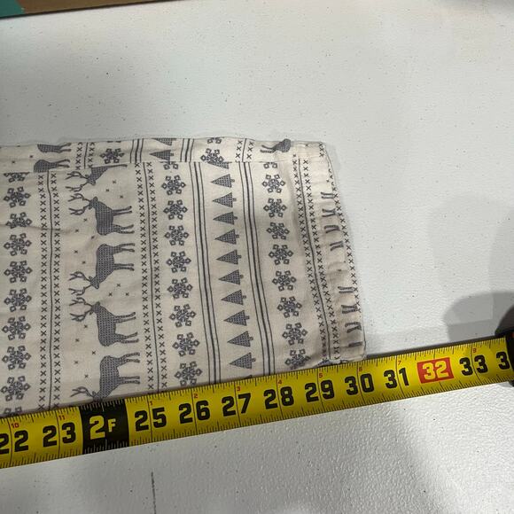 Gap Body Reindeer Flannel 100% Cotton Sleep Pants Womens XS Lounge Cozy Holiday - Picture 3 of 8